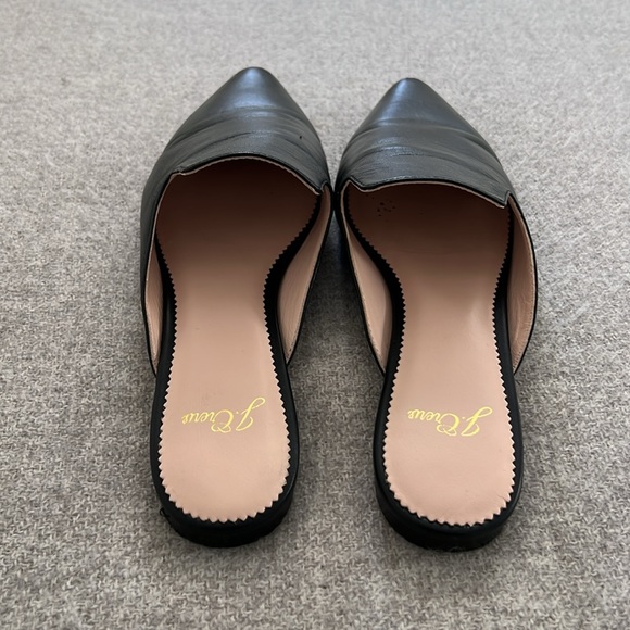 J. Crew leather Black Mules with Pointed Toe - Picture 4 of 14